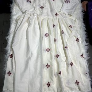 আনারকলি  জামা & পায়জামা - White